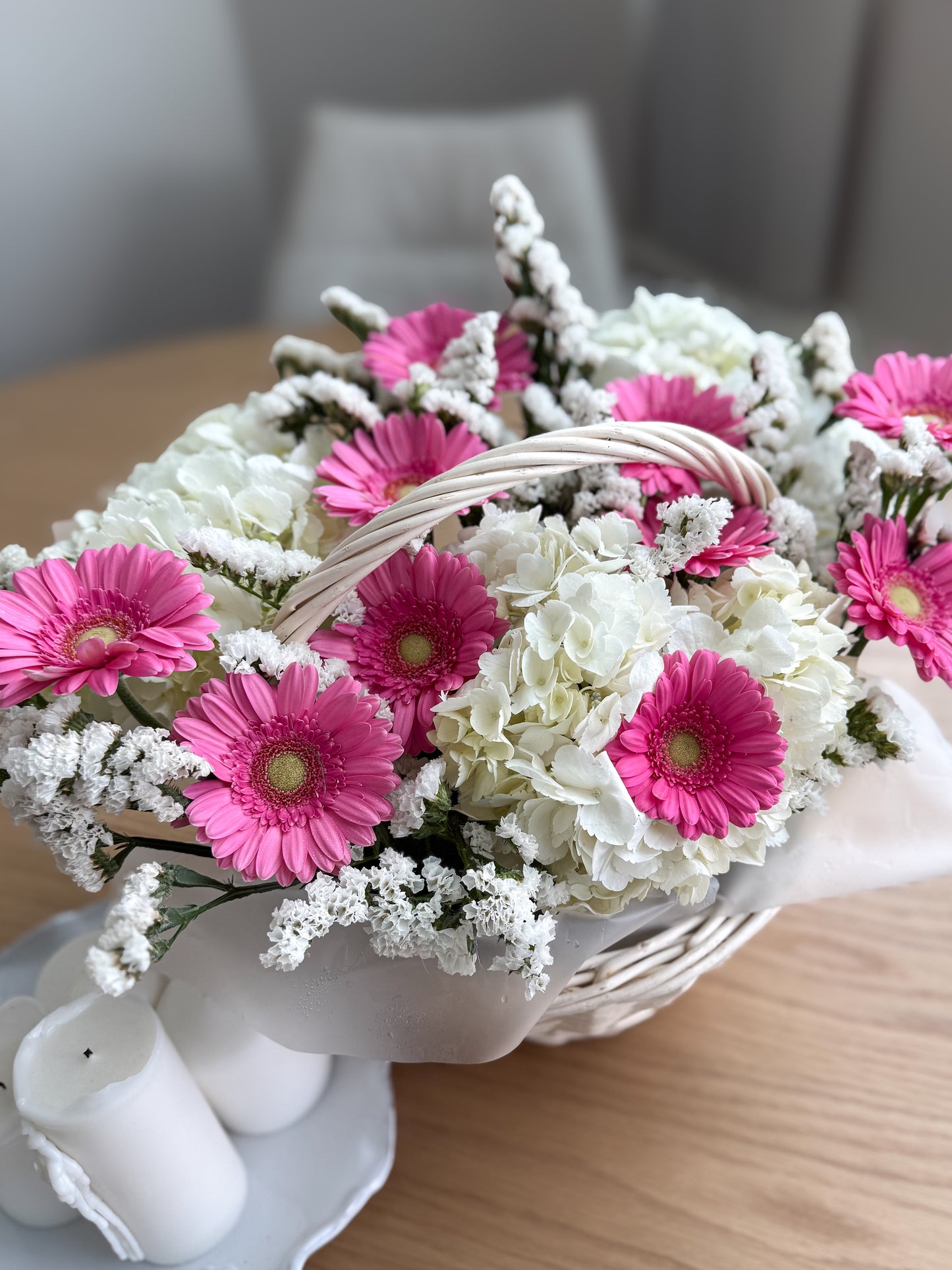 CHARMING GERBERA BASKET