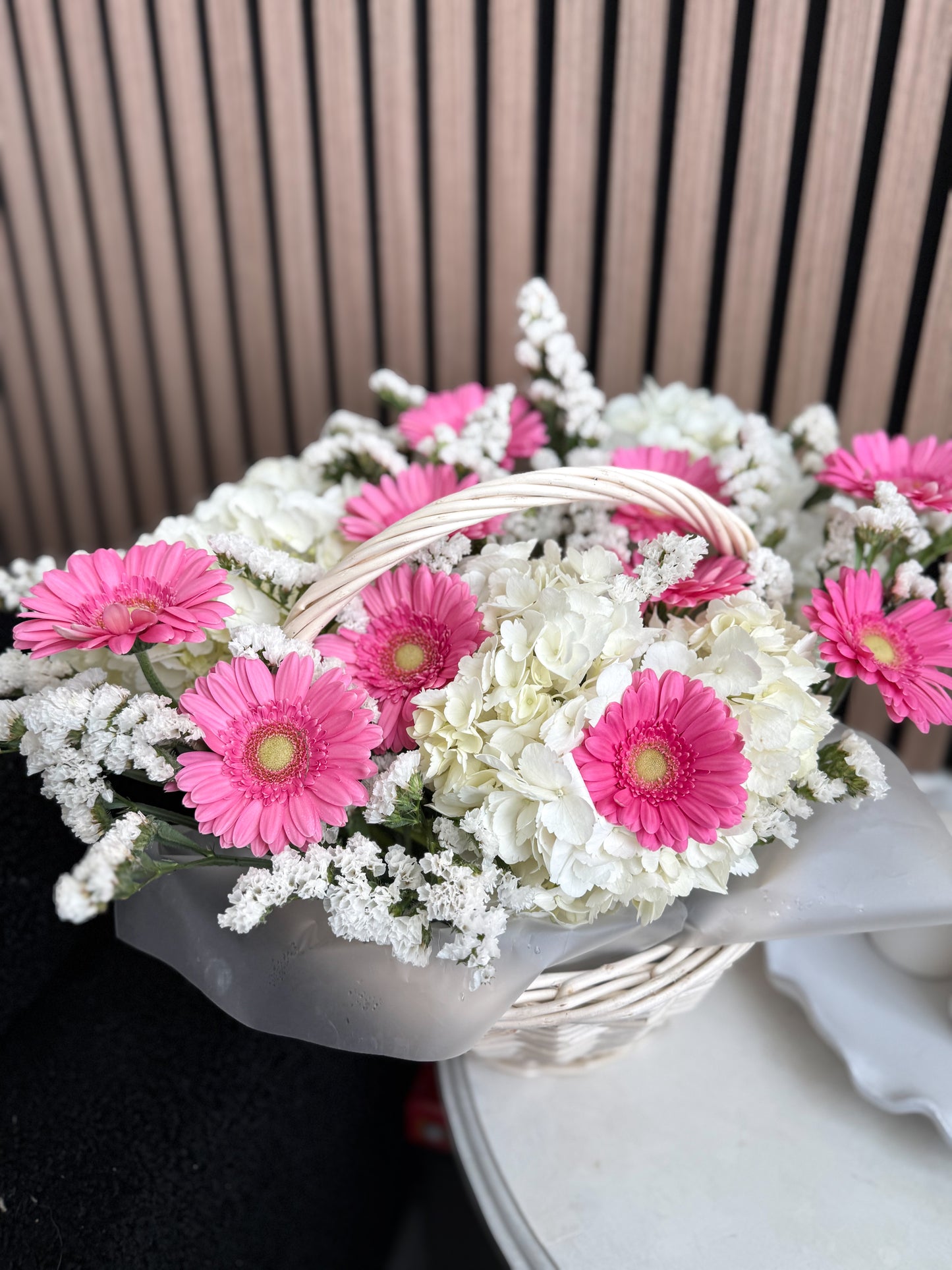 CHARMING GERBERA BASKET