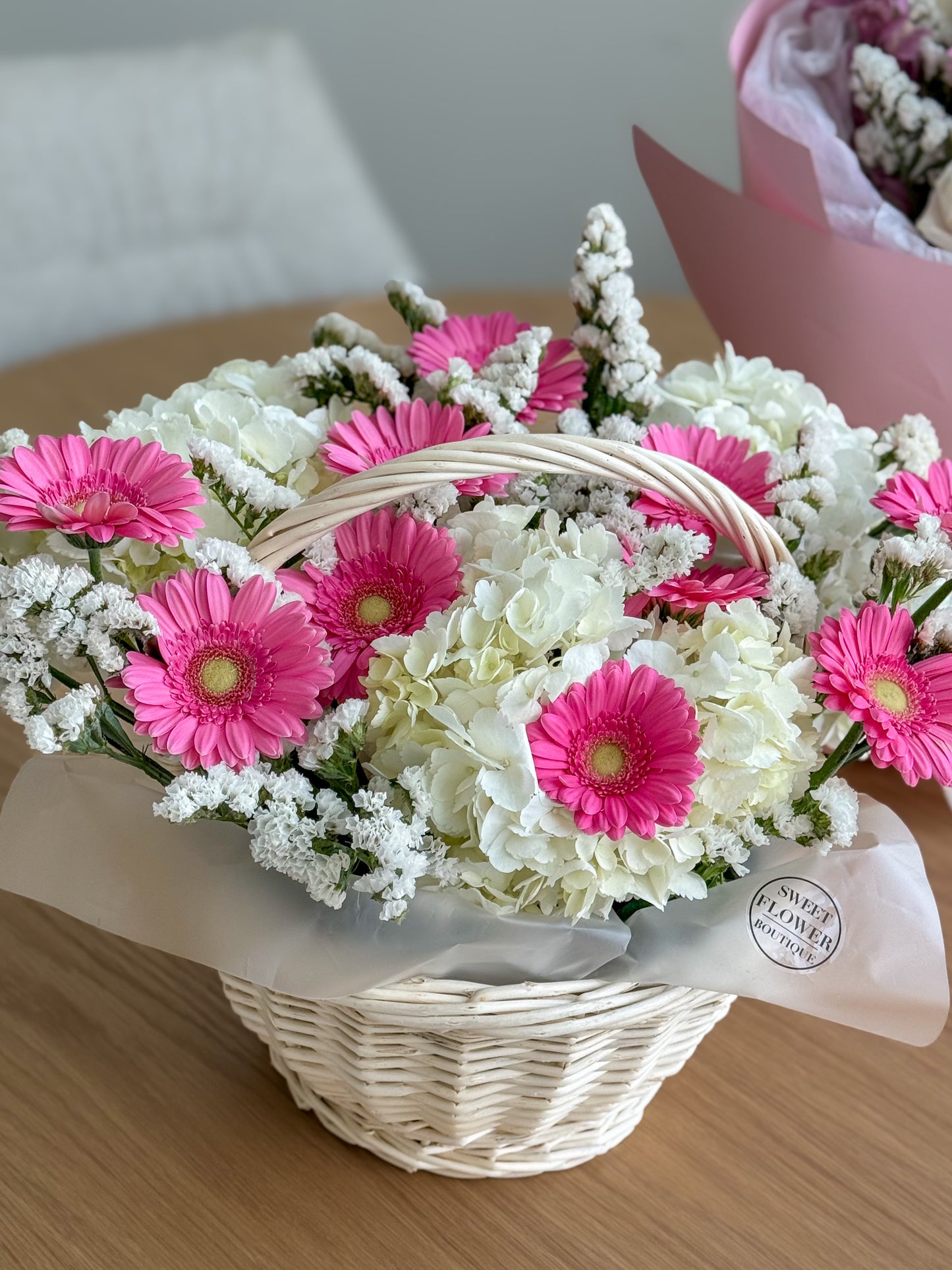 CHARMING GERBERA BASKET