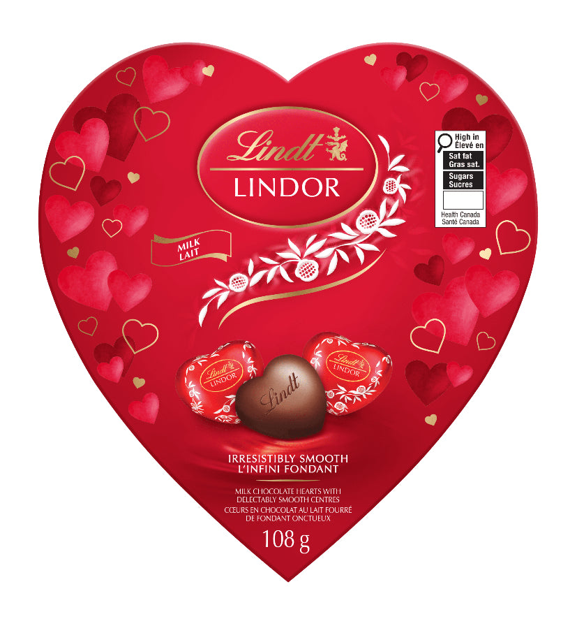 LINDT RED HEART 108G
