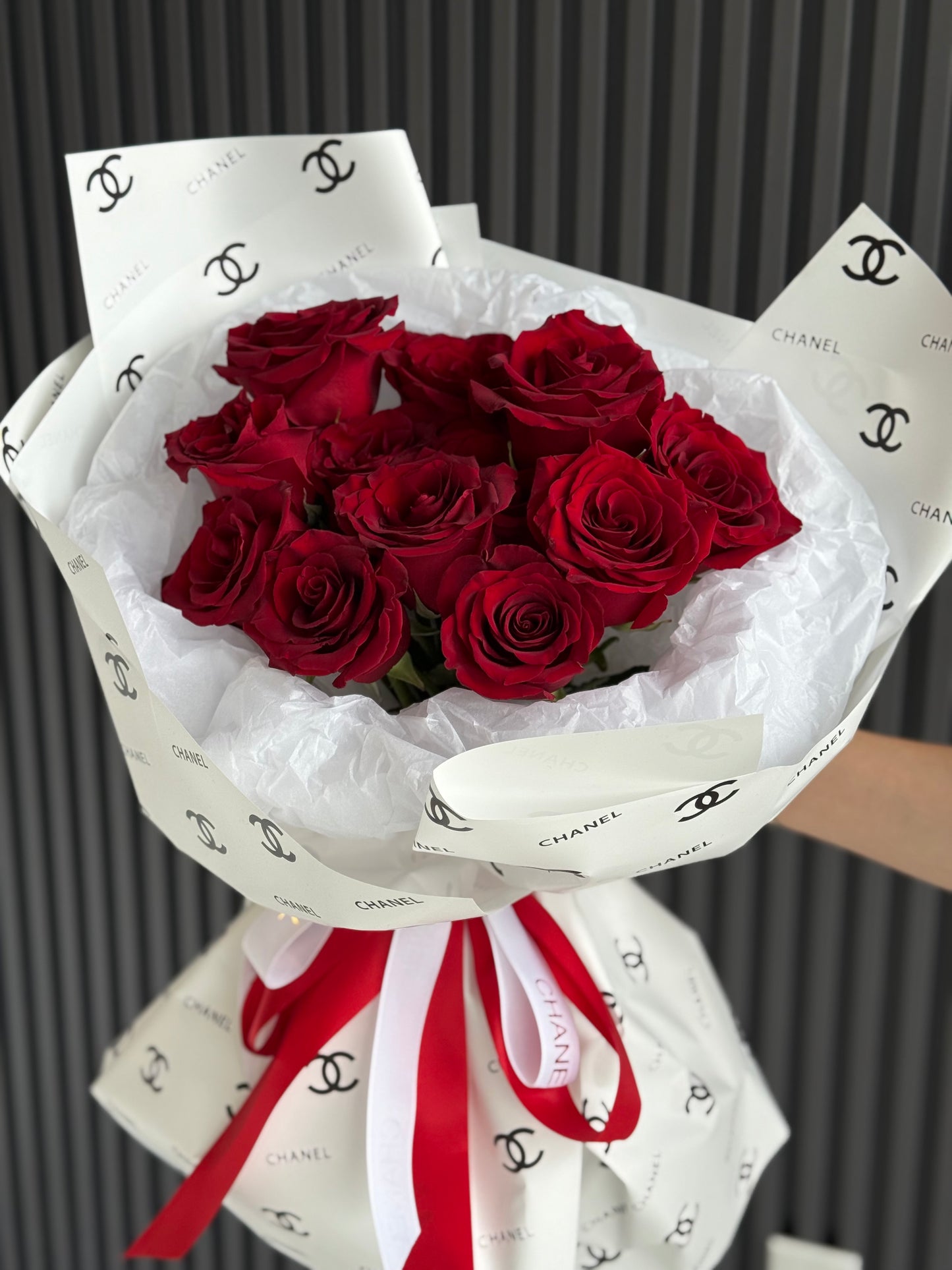 CHANEL INSPIRED ROSES