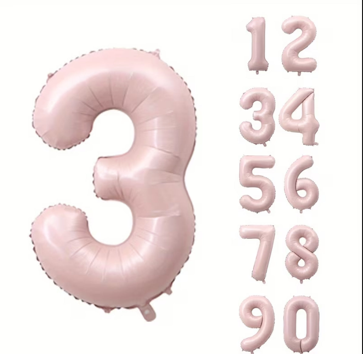 helium number balloons for milestone celebration decor