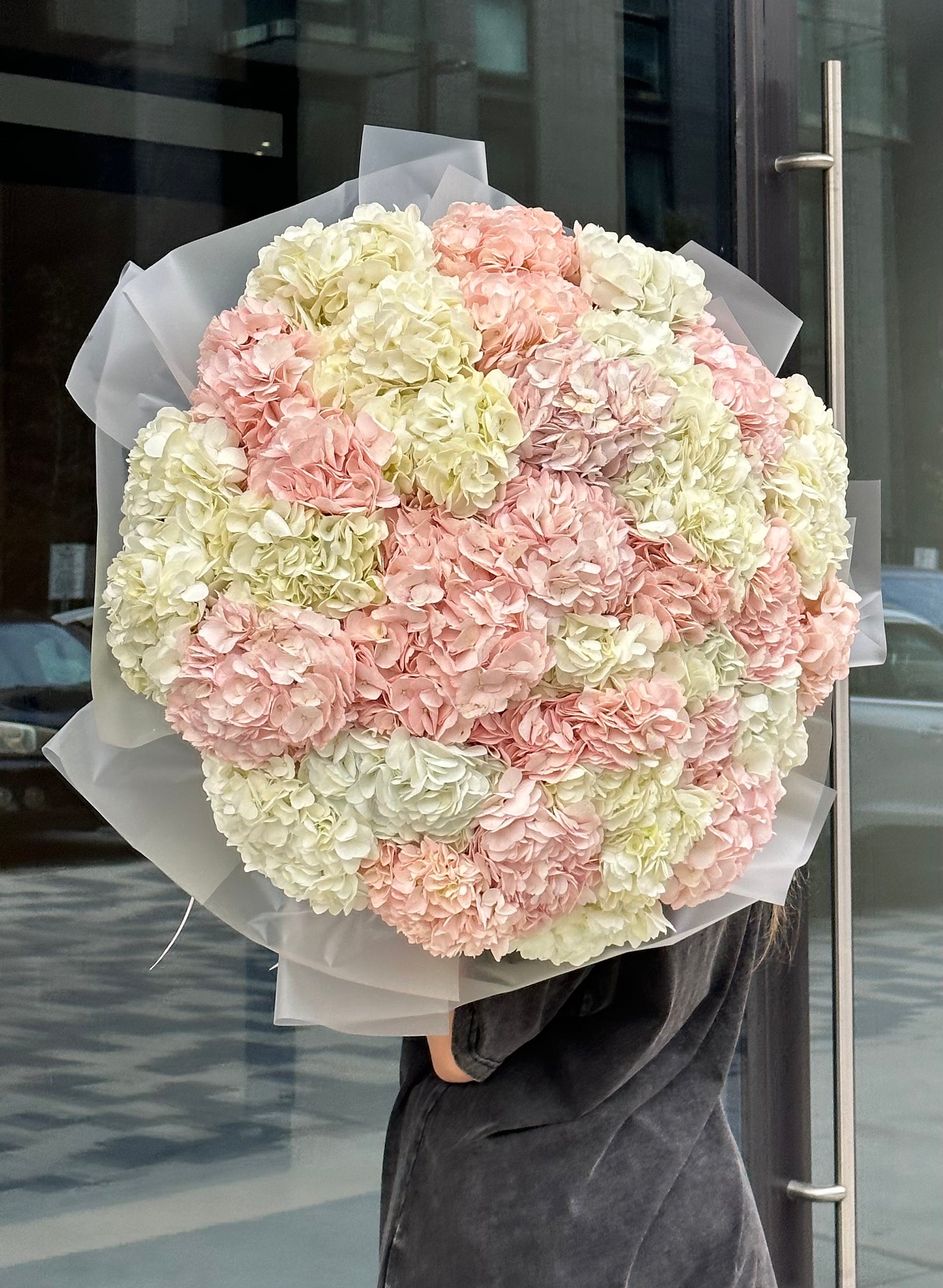 large hydrangea bouquet 40 stems luxury arrangement