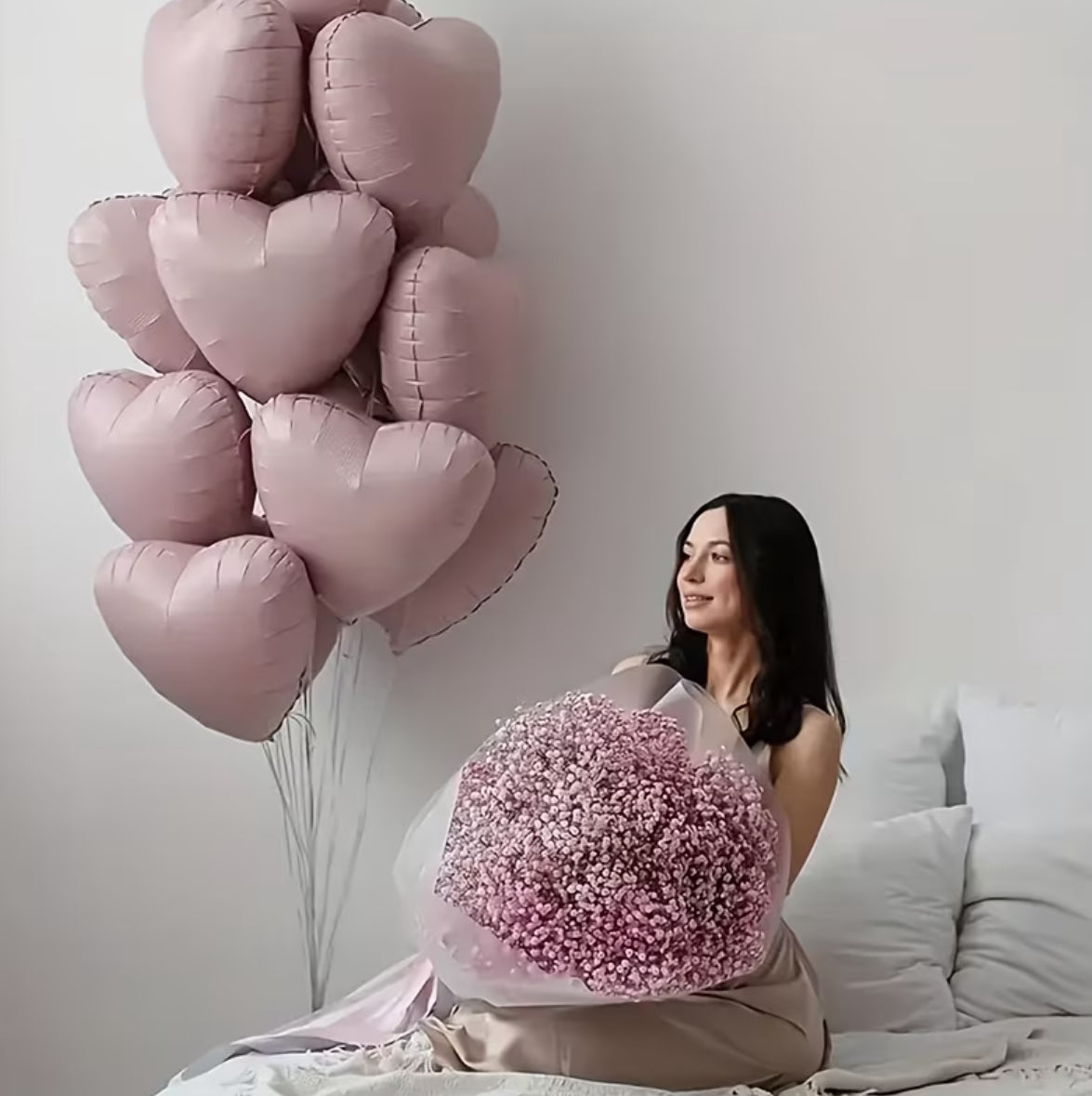 PINK HEART BALLOONS