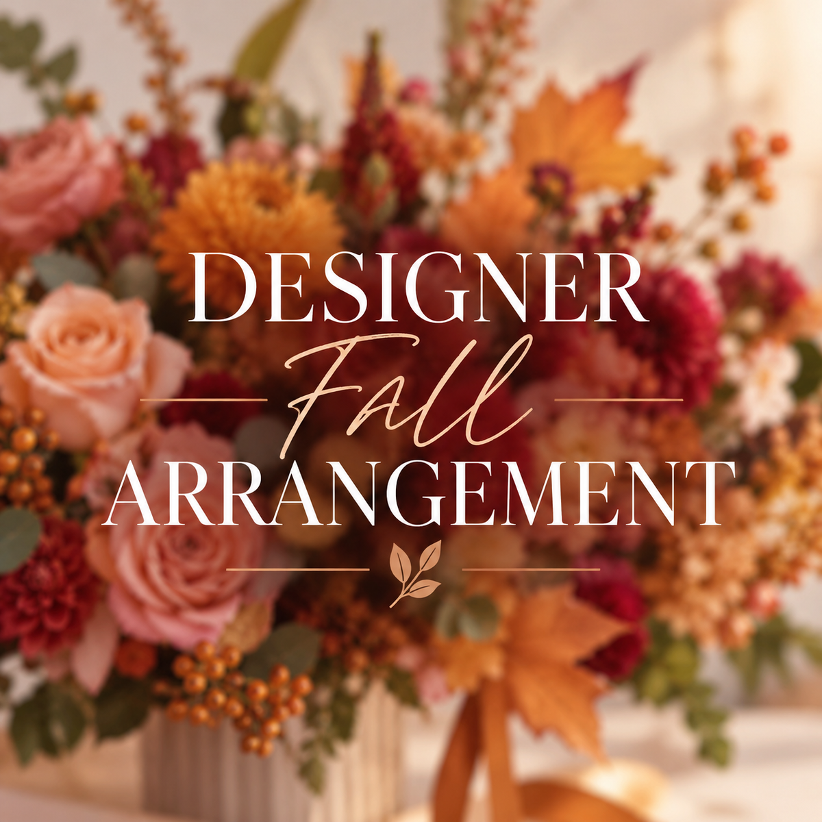 Florist’s choice fall flower arrangement in Toronto, featuring beautiful seasonal blooms for Thanksgiving centerpieces, fall home decor and special celebrations.