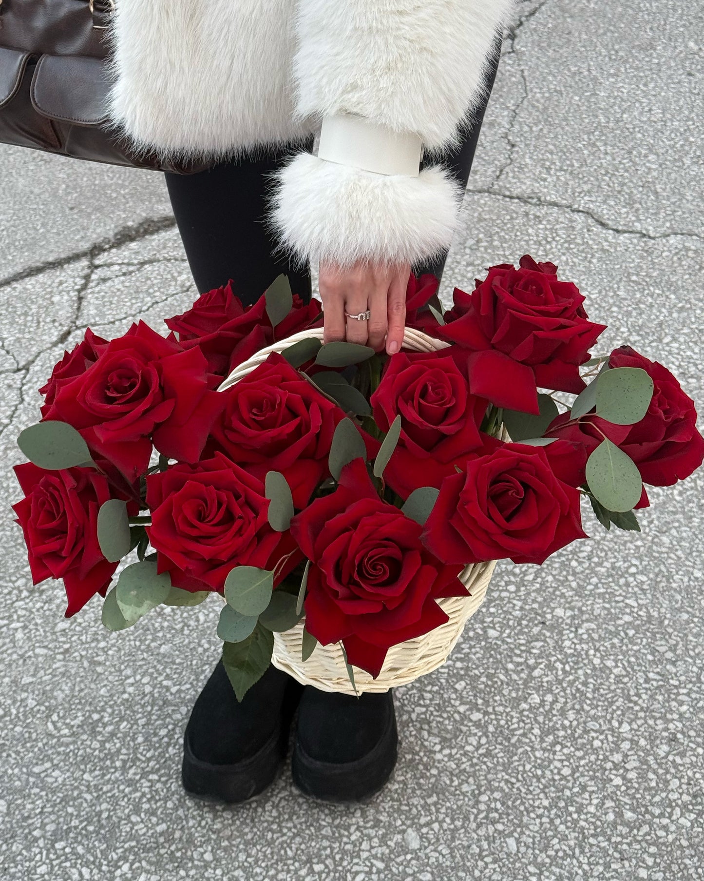 FRENCH ROSE BASKET