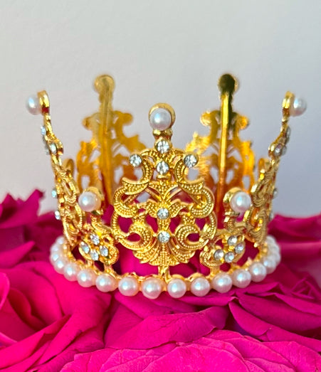 GOLD PEARL CROWN