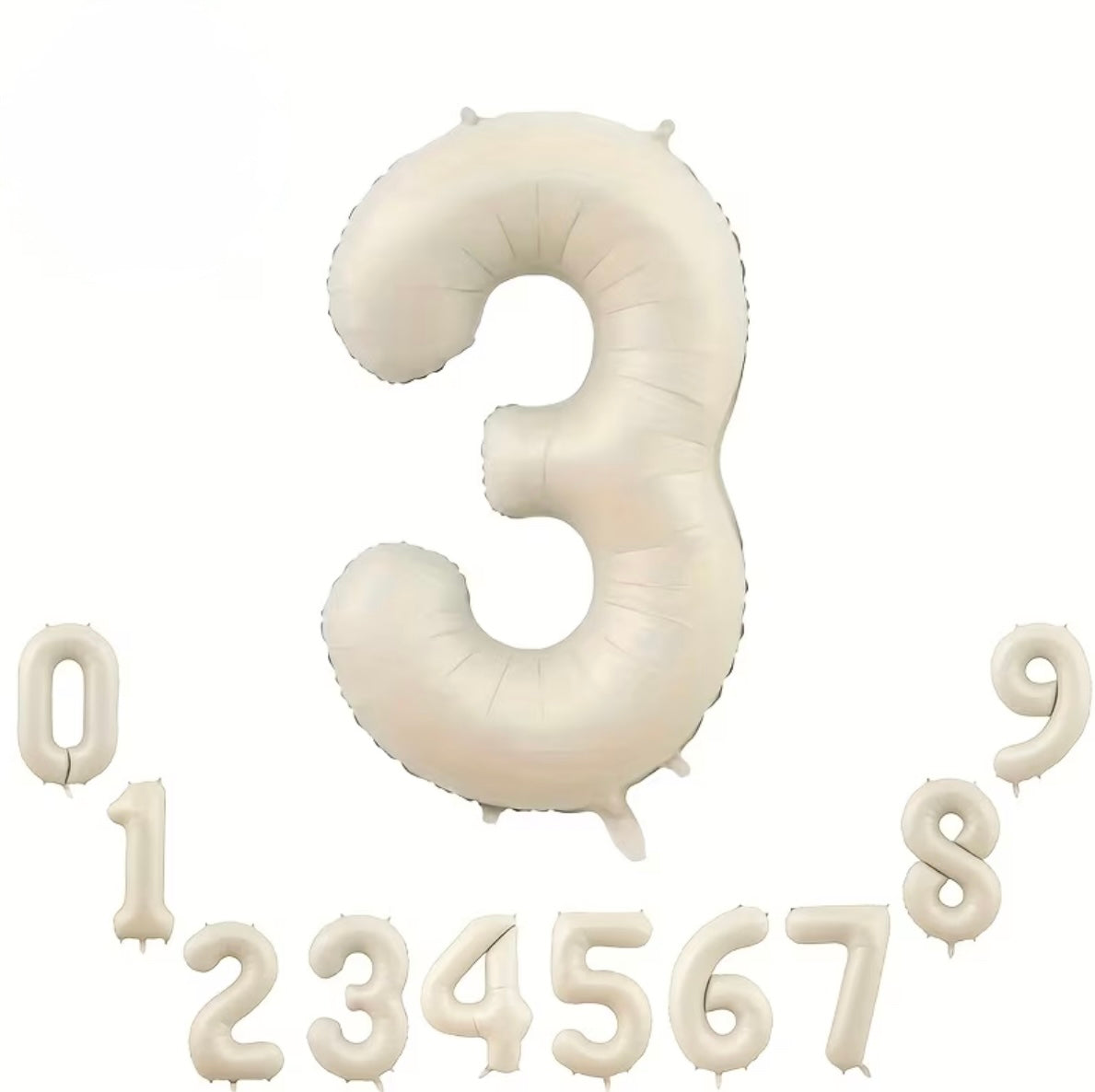 oversized number balloon for birthday event setup
