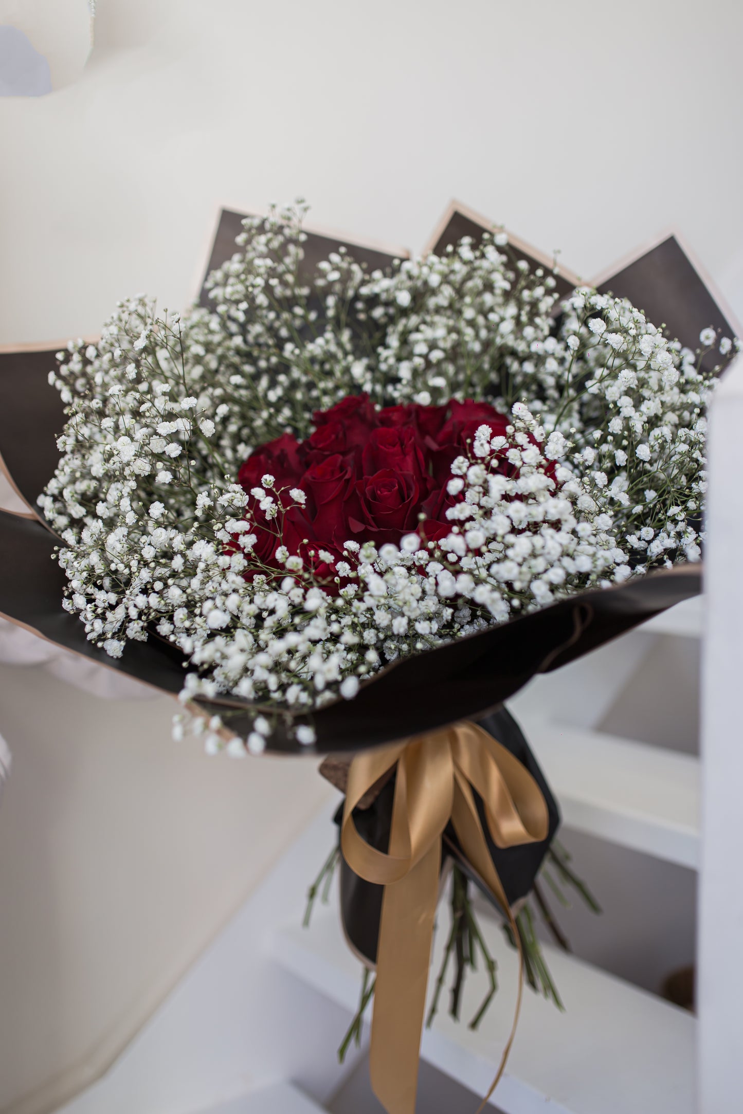 RED ROSES ON A CLOUD